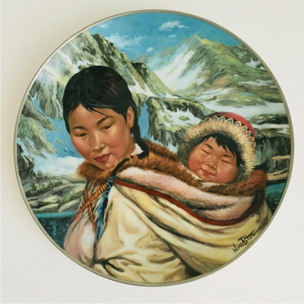 Kaiser Porcelain Plate NORI PETER "Northern Lullaby" ARTIST SIGNED Limited Ed.